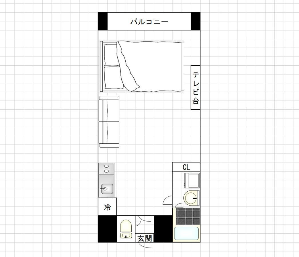 I Cube Kozu Apartment Осака Екстер'єр фото